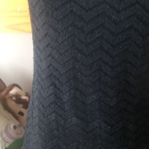 NWT * Sexy BLACK Sparkle COCKTAIL DRESS * TIGHT low neck STRETCH bodycon * sz 1 - Picture 3 of 7